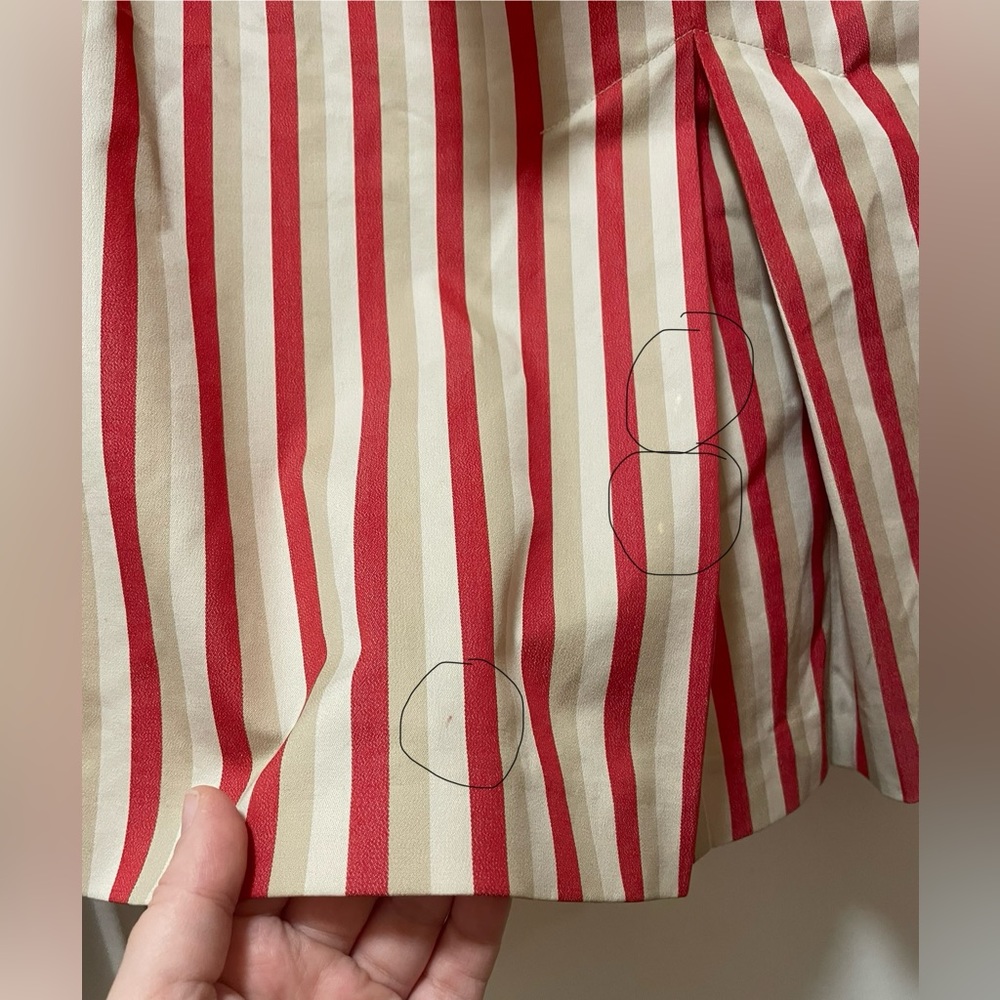 BURBERRY Women’s size 8 *rare vintage* striped ⛳️ golf skirt ⛳️ - Picture 4 of 16